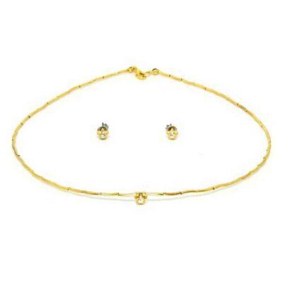 Choker Dourado com Brinquinho Estrela