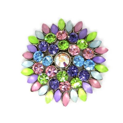 Broche de Strass Colorido