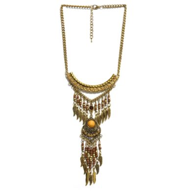 Colar Boho Ouro Velho