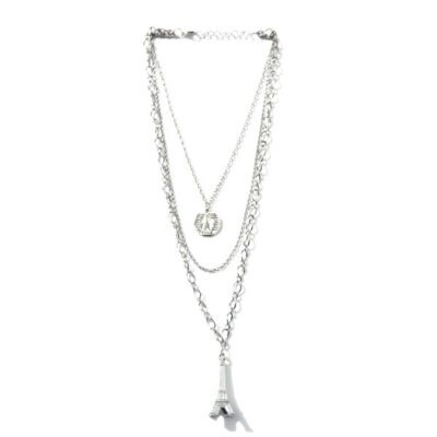 Choker Prata Torre Eiffel