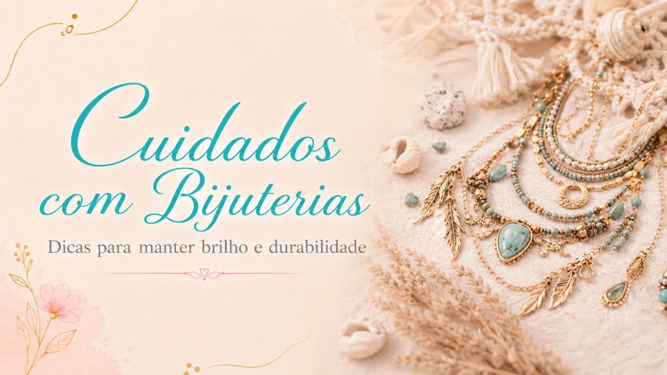 Cuidados com bijuterias para manter o brilho e aumentar a durabilidade das peças